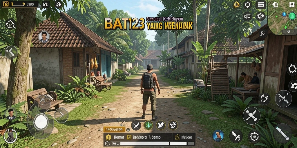 Tampilan dinamis dari gameplay BATA123 yang penuh interaksi.