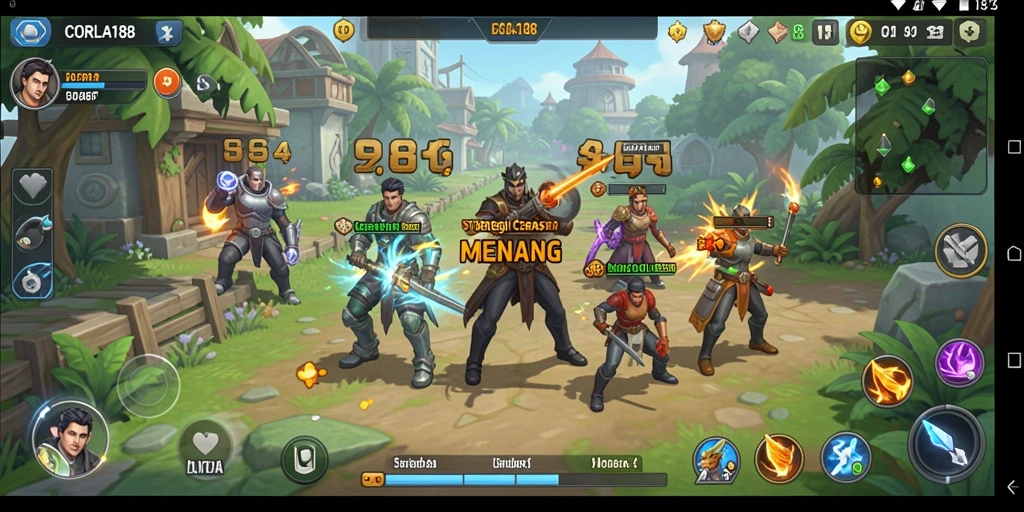 Tampilan menarik dan menegangkan dari gameplay CORLA188.