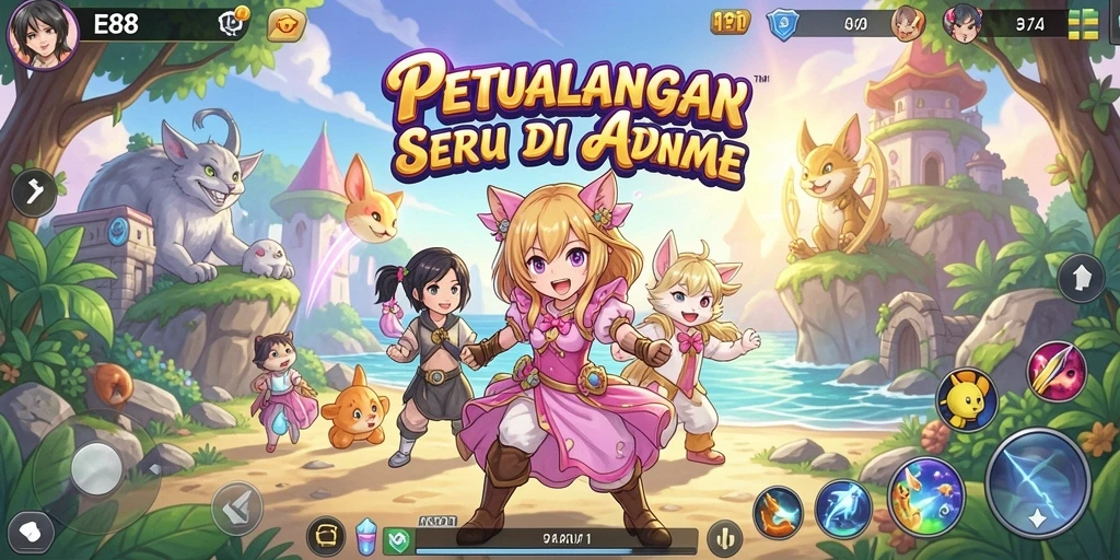 Tampilan gameplay E88 yang menakjubkan dan penuh aksi.