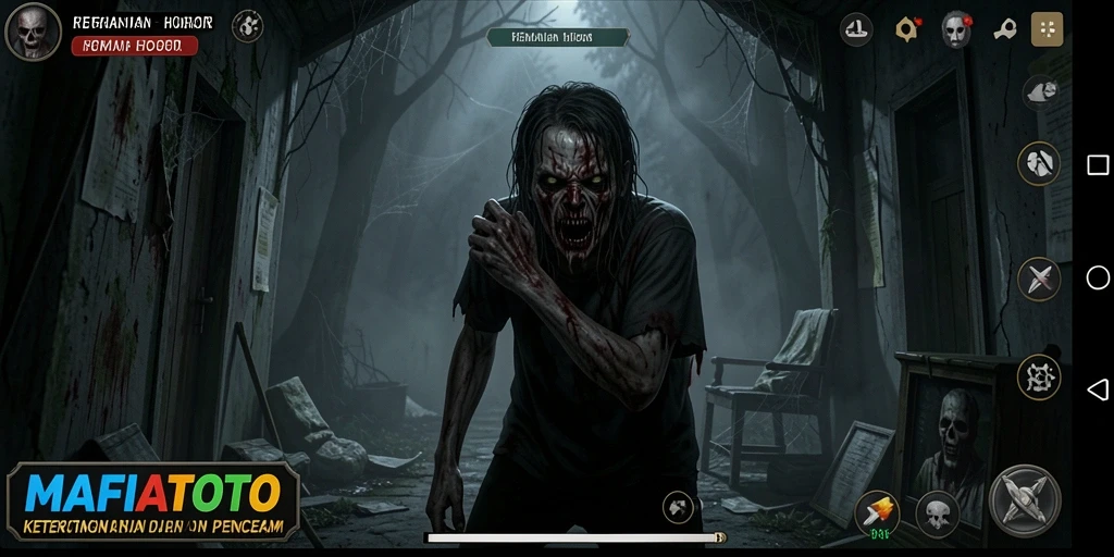 Gameplay seram yang penuh misteri dan ketegangan.