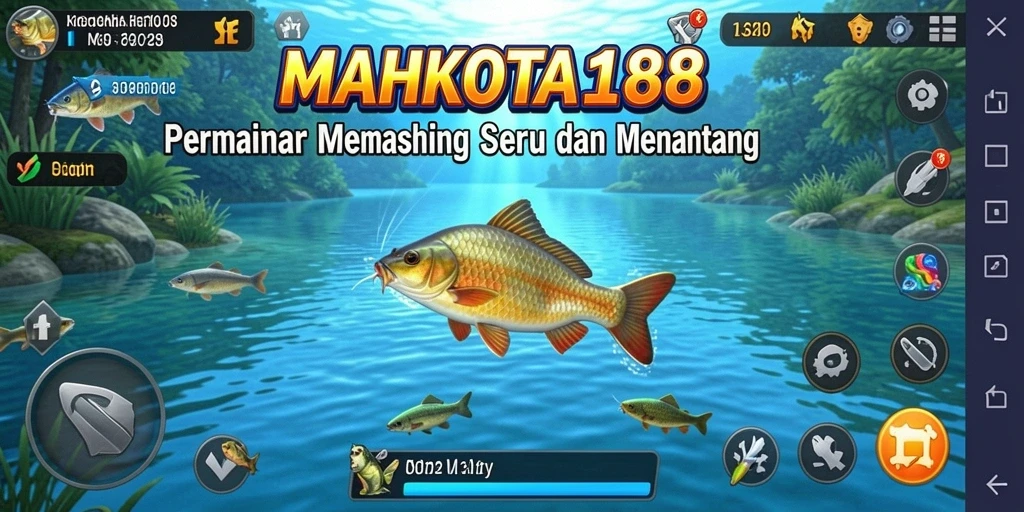 Tampilan memukau gameplay memancing di MAHKOTA188.