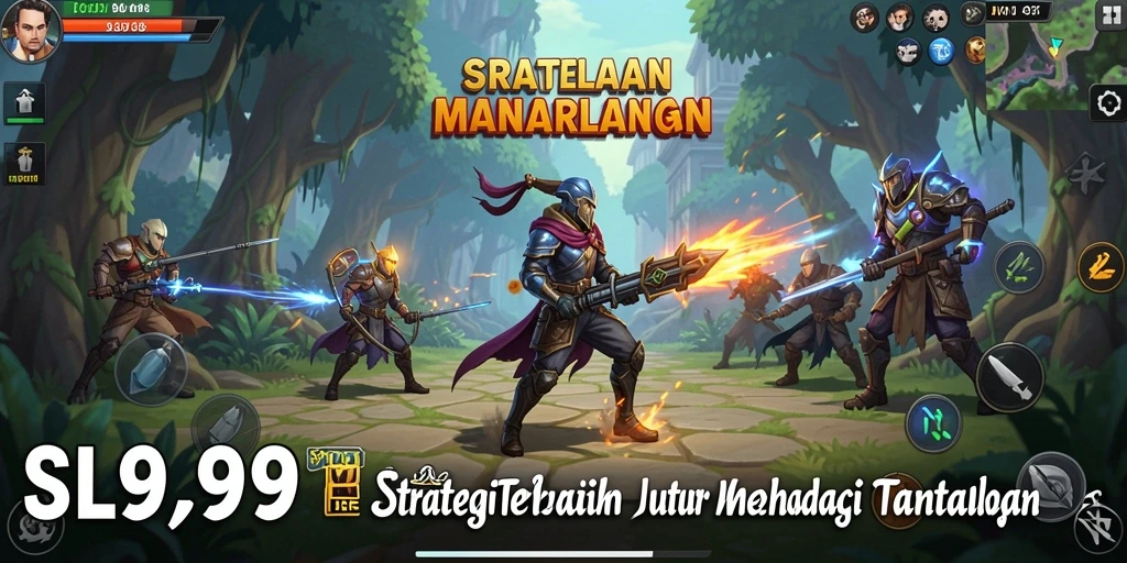 Tangkapan layar gameplay SL999 yang mendebarkan dan menantang strategi.