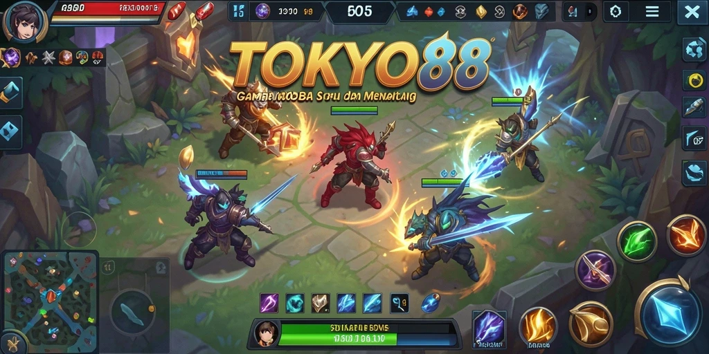 Tangkapan layar gameplay menampilkan aksi seru dalam TOKYO88.